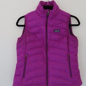 Patagonia Women's Purple Puffer Down Vest Women’s Size Small